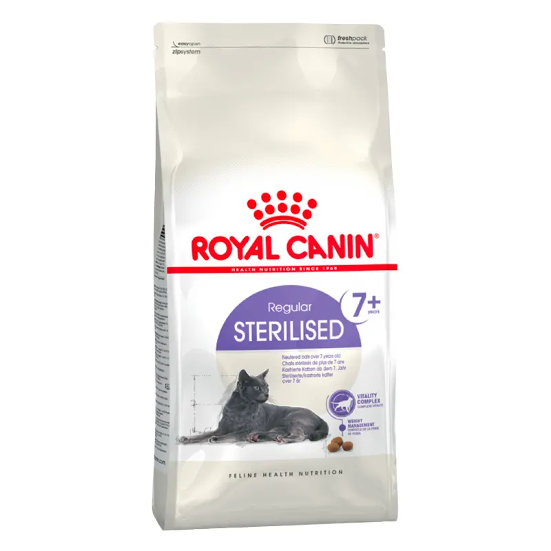 غذای خشک گربه مسن عقیم شده رویال کنین Royal Canin Regular Sterilised وزن 3.5 کیلوگرم 6409840489