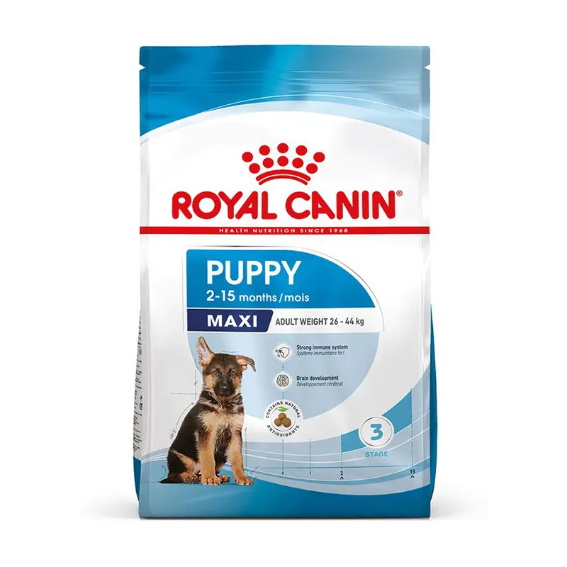 غذای خشک توله سگ رویال کنین Royal Canin Maxi Puppy وزن 15 کیلوگرم 5409494949